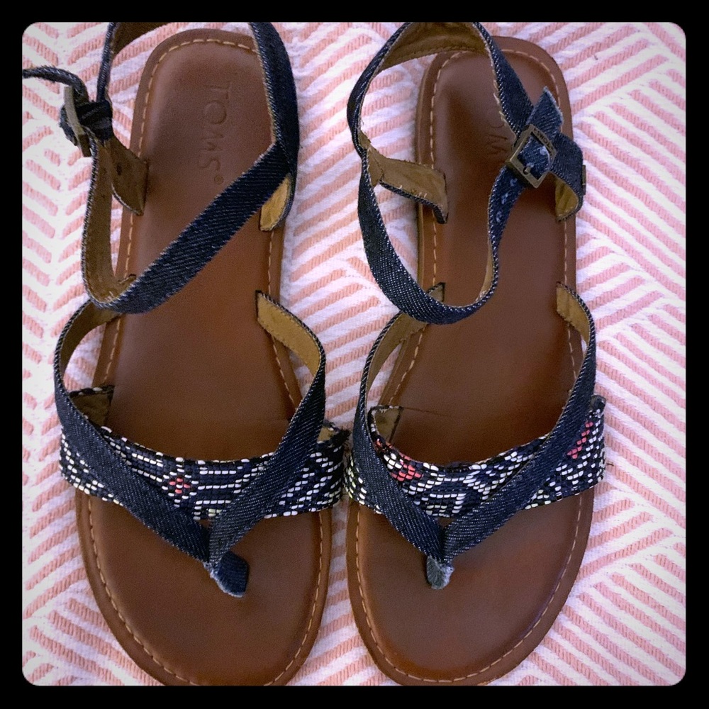 TOMS woman’s sandals.